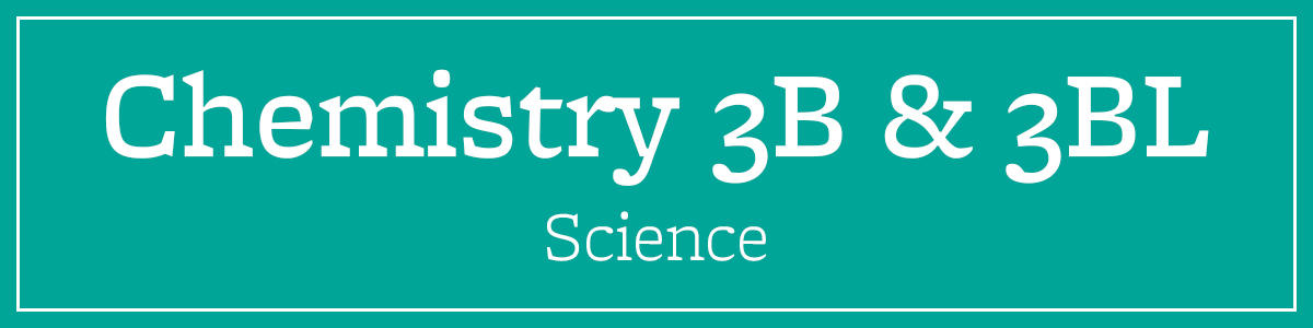 Chemistry 3B & 3BL | Student Learning Center