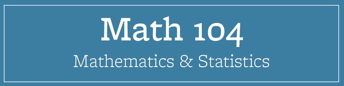 Math 104 | Student Learning Center