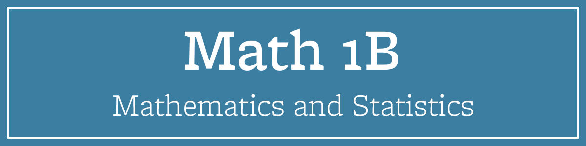 Math 1B | Student Learning Center