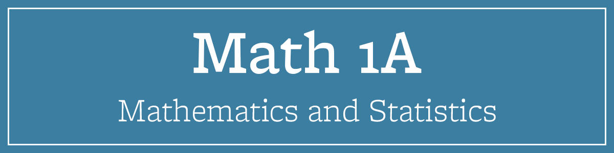 Math 1A | Student Learning Center