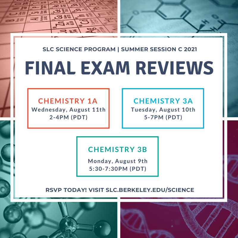 Chemistry Final Exam Review Announcement