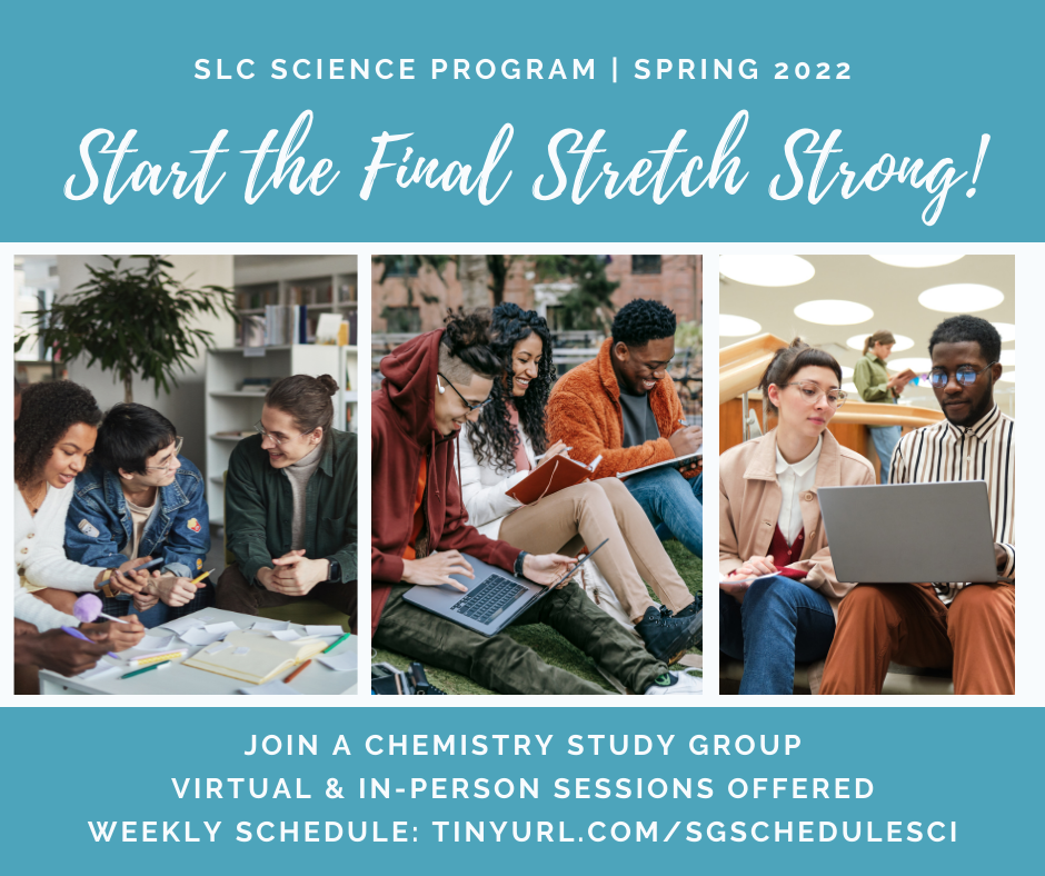 Spring 2022 SLC Science Program Study Group Flyer
