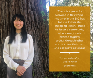 SLC Staff Member Helen Guo, Coordinator of Economics Program