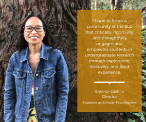 Staff Profile of Eleonor Castillo, Director of Students as Scholar-Practitioners Program