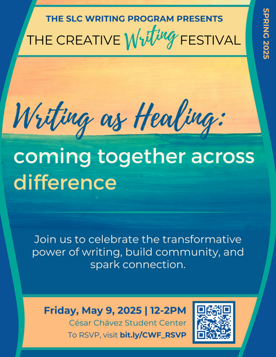 SLC Writing Program Creative Writing Festival Flyer